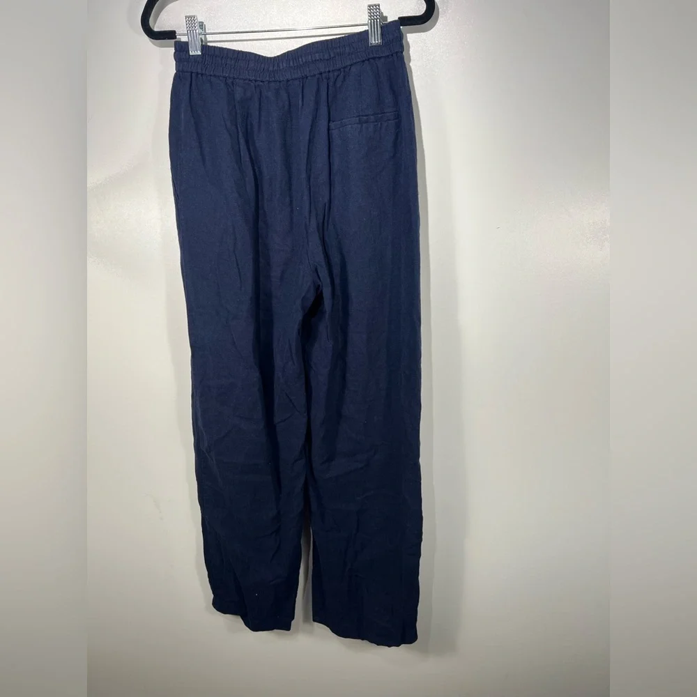 Zara Linen Drawstring Pants Sz Small